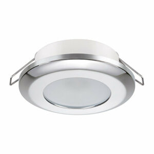 Spot LED Ø 77mm inox 10-30V blanc chaud